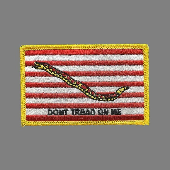 Don’t Tread on Me First Navy Jack Flag Patch - Picture 1 of 3